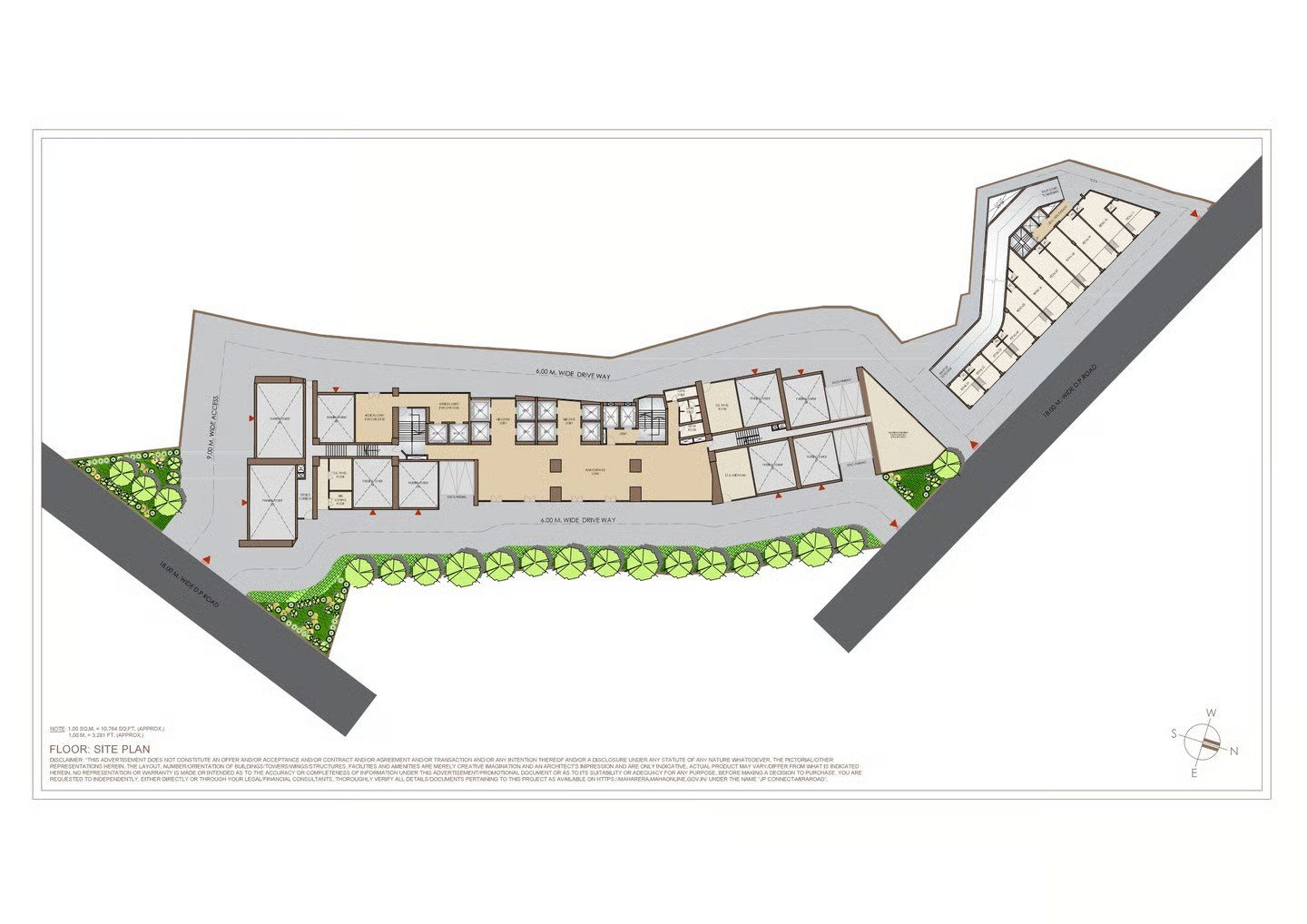JP Connect Mira Road East site plan